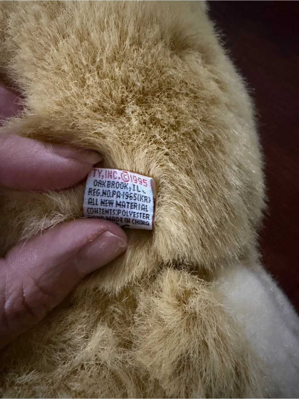 1999 Ty Beanie Buddy HOPE The Praying Beanie Baby Bear 10